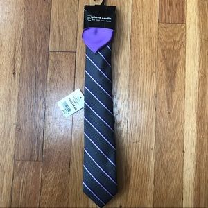 NWT Pierre Cardin Men’s Tie w/ Pocket Square